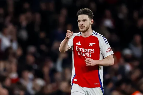 UCL Wrap: Rice rescues Arsenal, Como humiliate United while Real Madrid and Villa march on