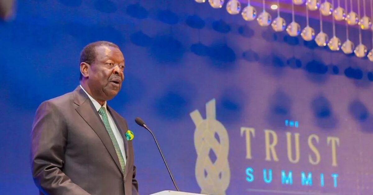 Mudavadi calls for accountability, fairer global institutions to rebuild public confidence