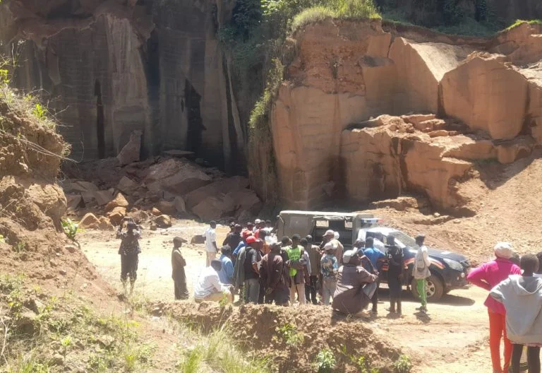 Meru quarry collapse: One dead as search efforts continue