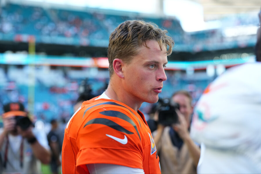 Joe Burrow Reacts to JD Vance Visiting Bengals Practice