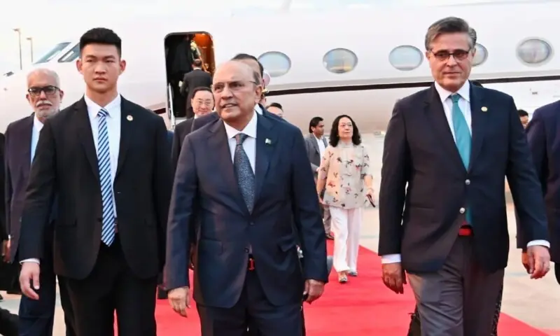 President Zardari departs for Germany on 3-day visit to discuss bilateral ties
