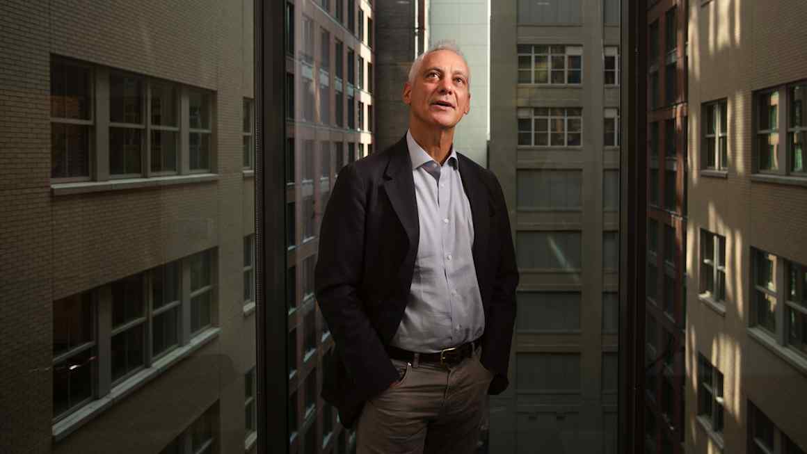 ‘I don’t lose’: Rahm Emanuel makes an early pitch for the White House