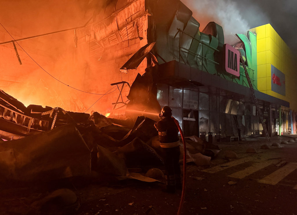 Russian missiles pound Kyiv as Moscow says over 800 Ukrainian drones downed