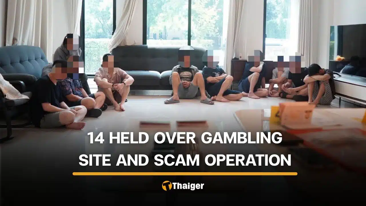 Immigration raids 3 Bangkok houses over online gambling and scam network