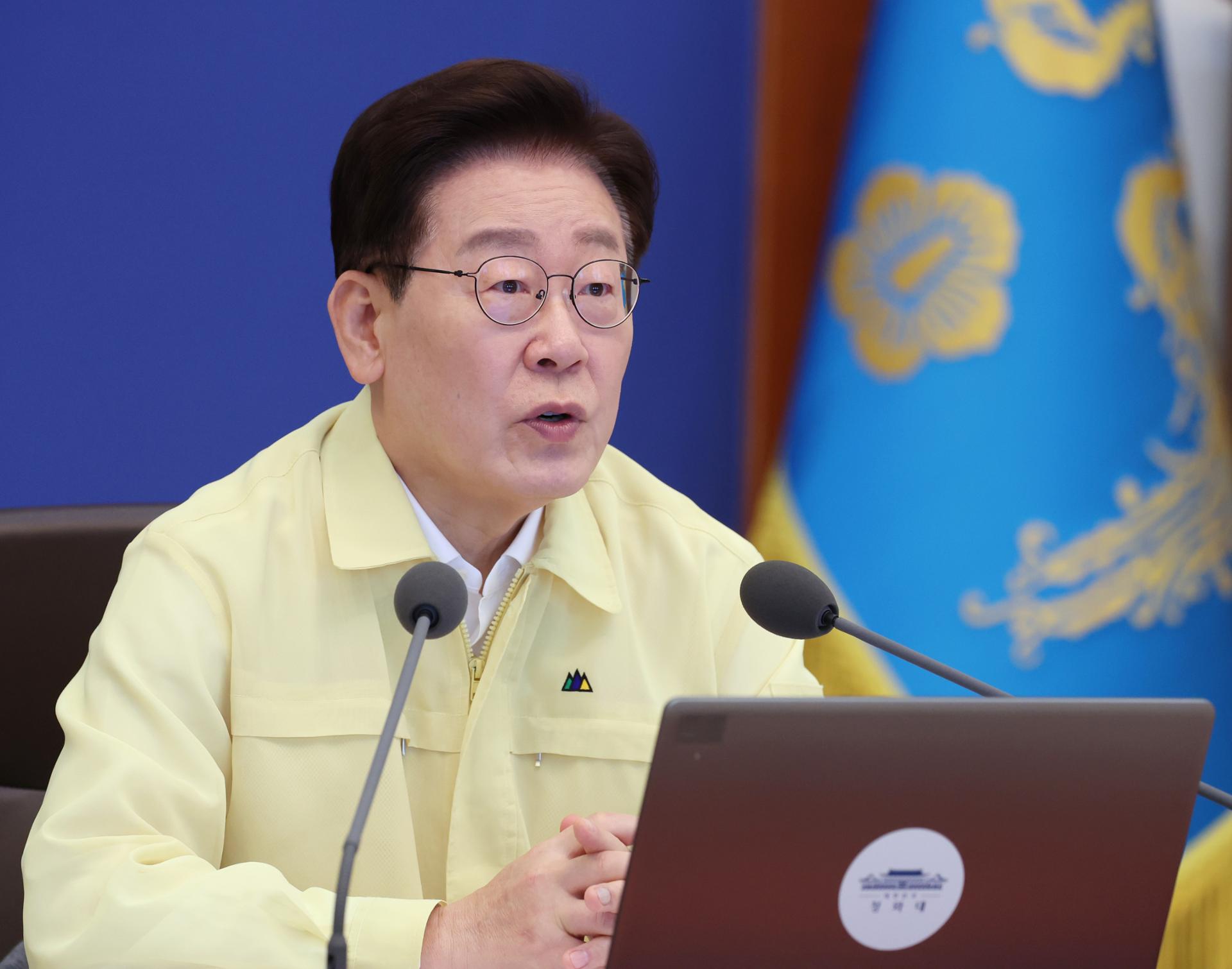 Lee reaffirms push to retake wartime operational control of troops during his term