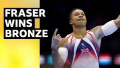 GB's Fraser wins world bronze in all-around final