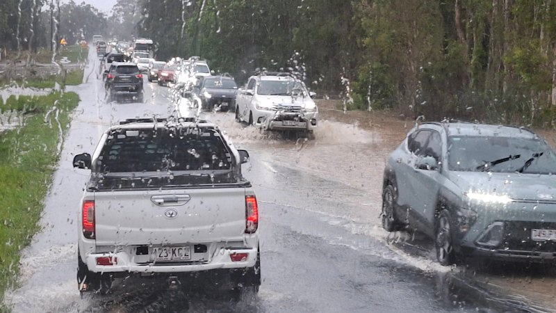 Storms over south-east lifting but system threatens supercells on way