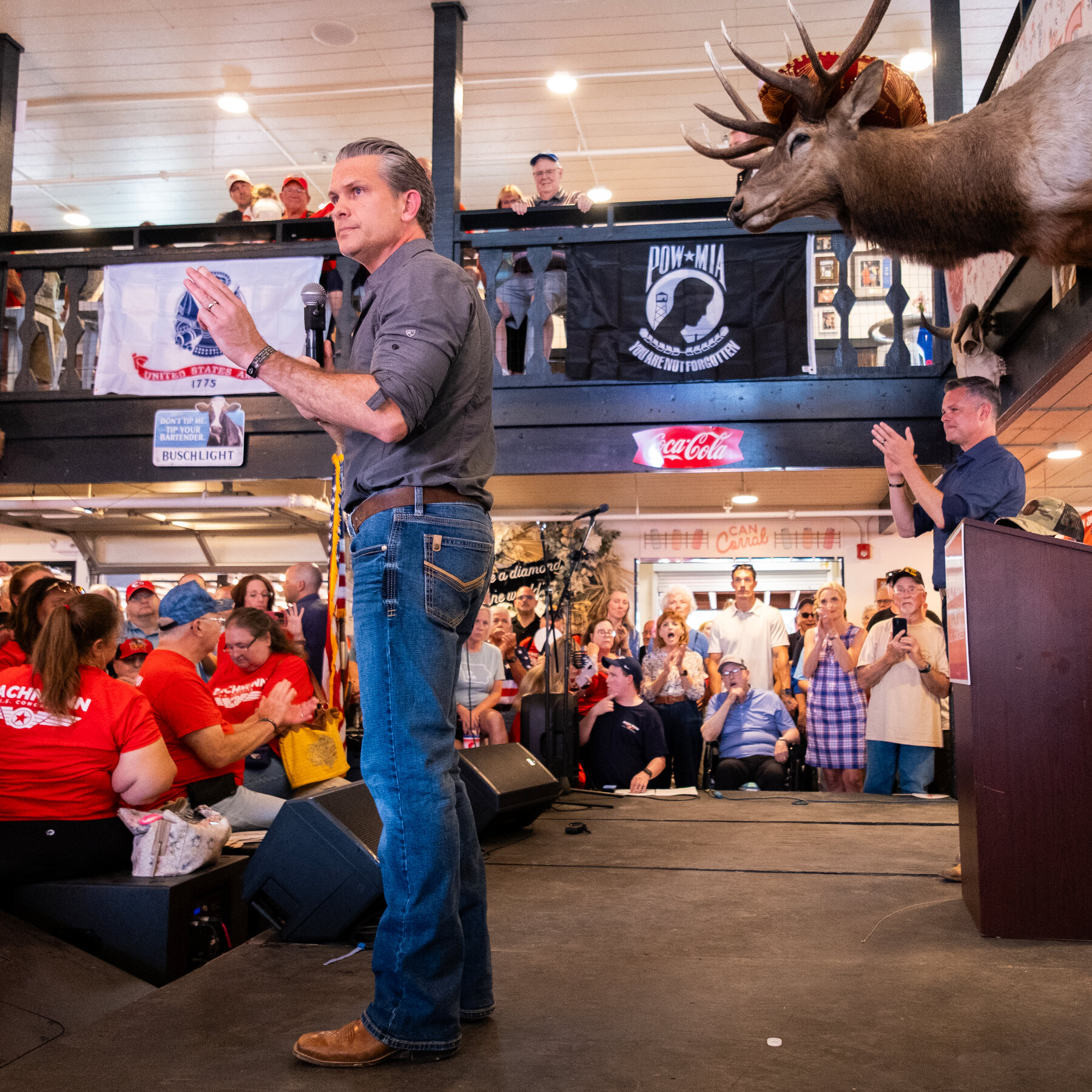 Hegseth Campaigns for Republican Zach Nunn in Iowa