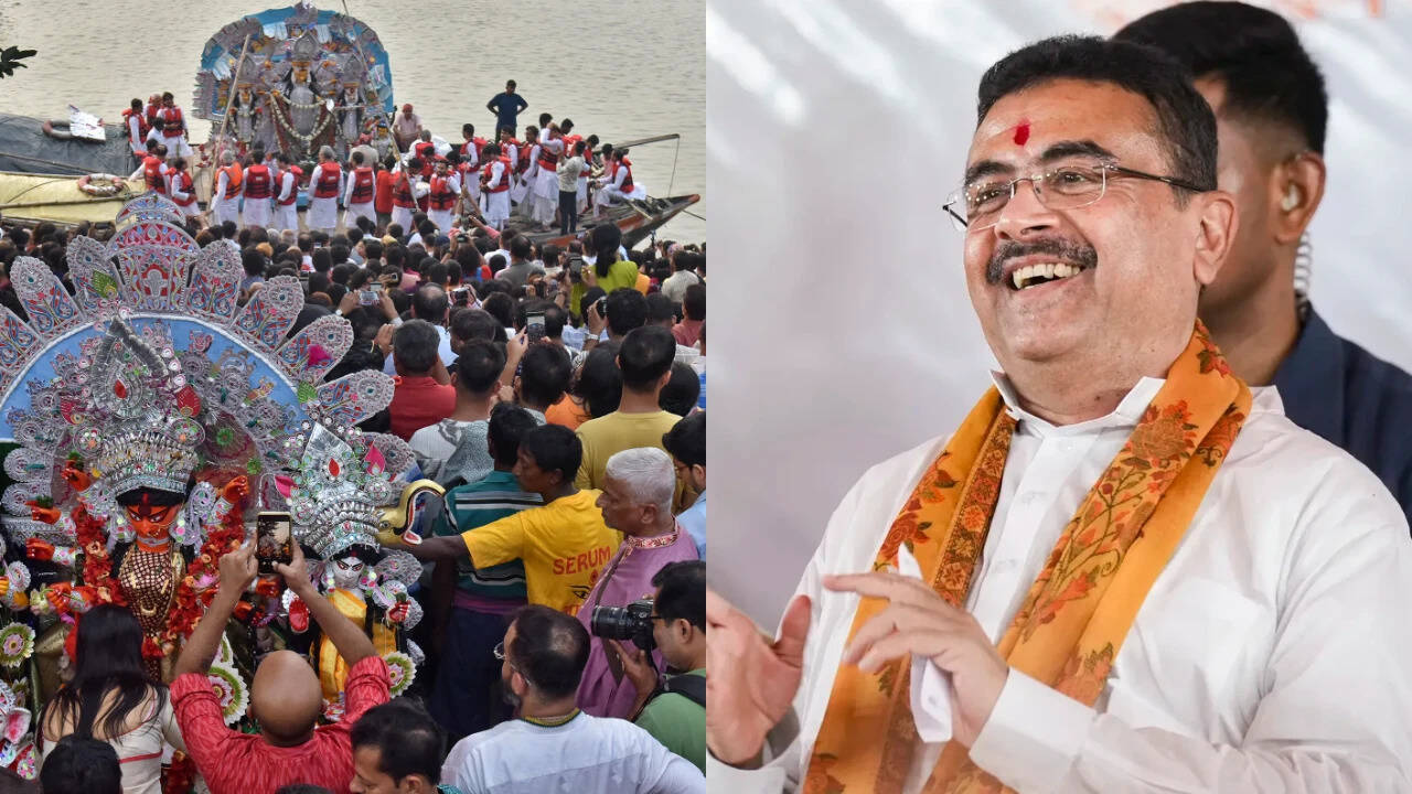 Only ‘sanatanis’ will touch Durga idols during immersion: Bengal CM Suvendu