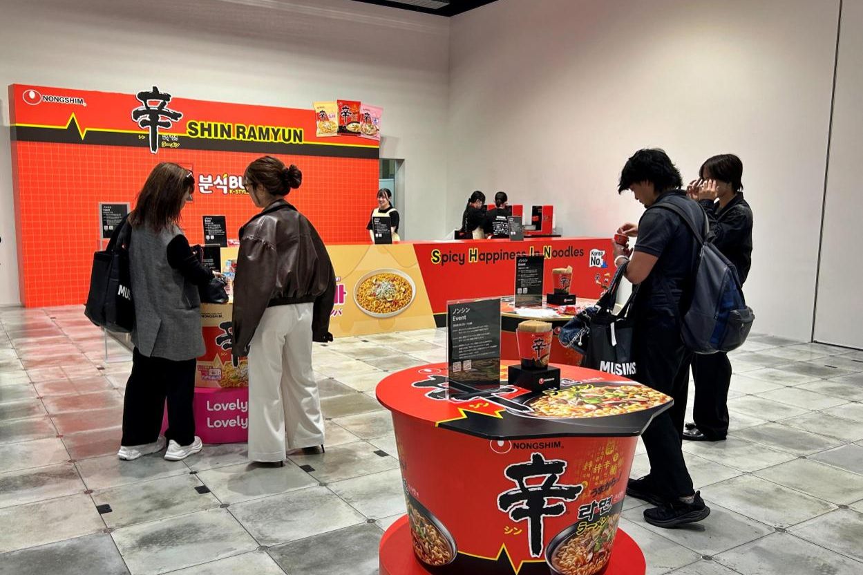 Nongshim brings Shin Ramyun heat to Musinsa pop-up in Osaka