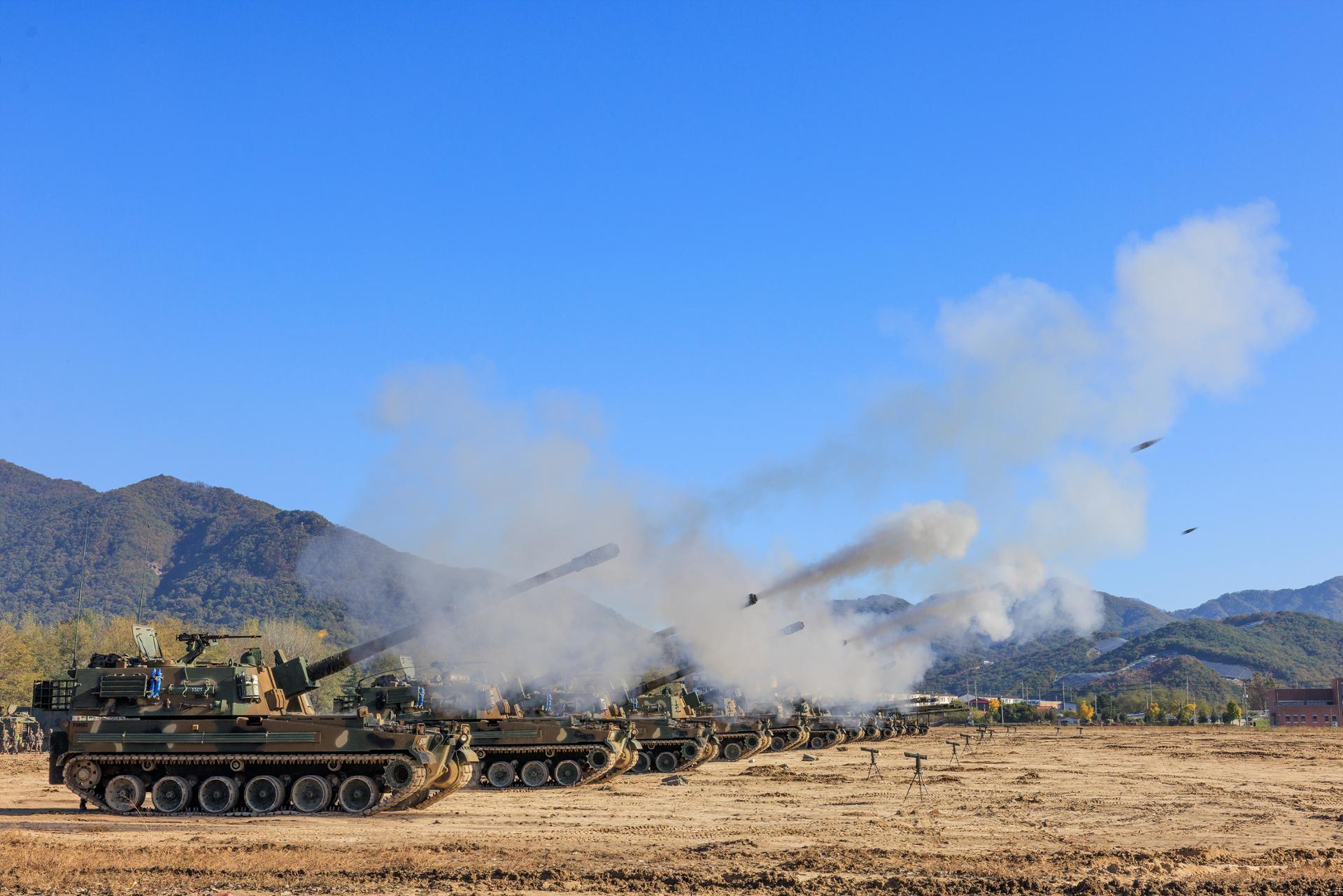 Army's Ground Operations Command stages field training drills linked to counterfire warfare