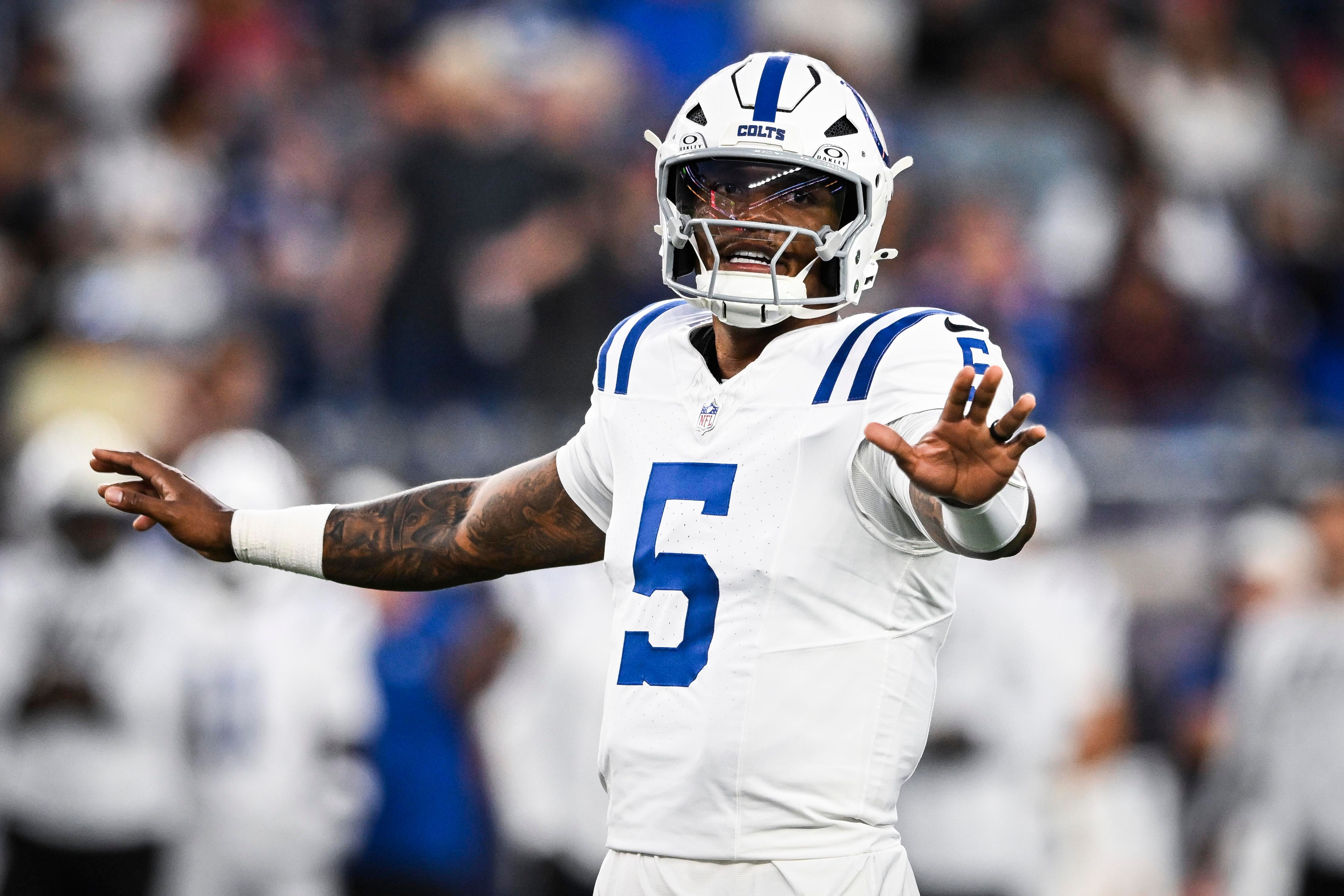 Colts indicate their current intentions to keep QB Anthony Richardson Sr.
