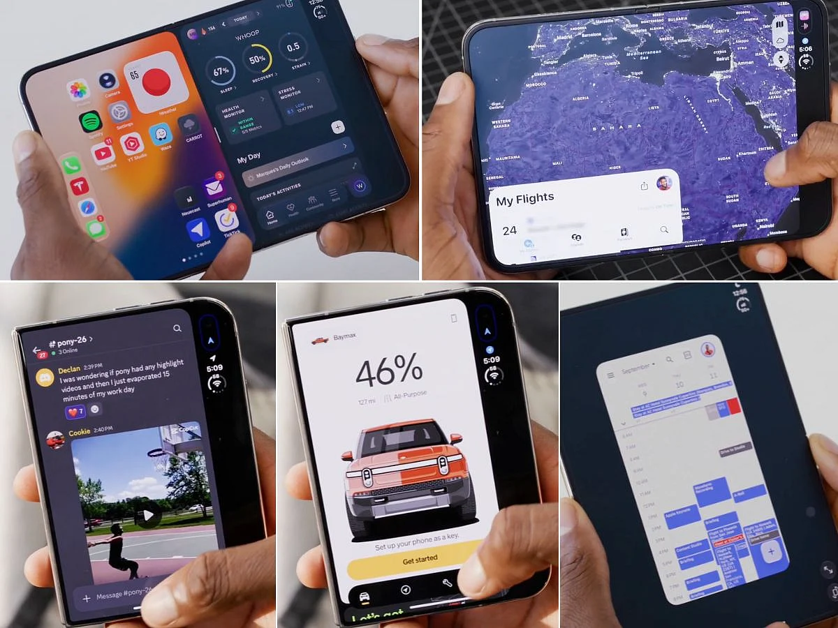 Something quirky with the iPhone Duo: Apple’s $1,999 foldable runs some apps like tiny iPhone apps