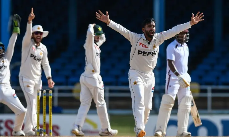 Pakistan close on series-levelling win against West Indies