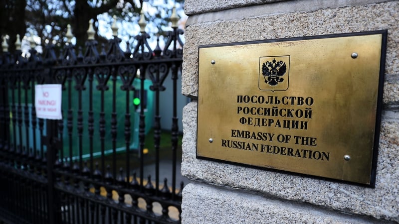 Russian embassy criticises McEntee over Dáil statement