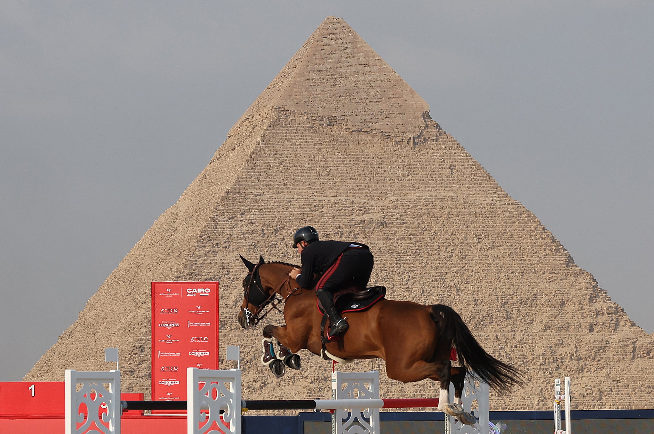 Showjumping leaps forward with Global Champions Tour at Giza Pyramids