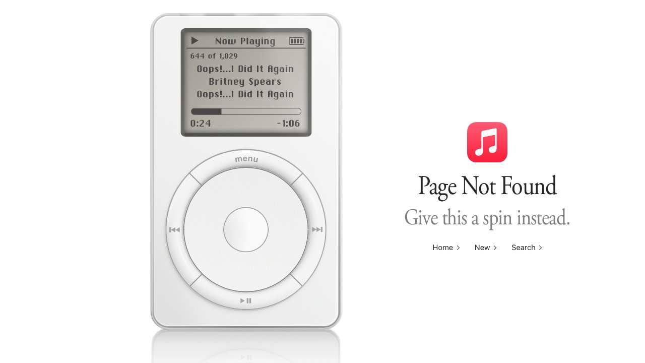 Apple Music has hidden a classic & interactive iPod online