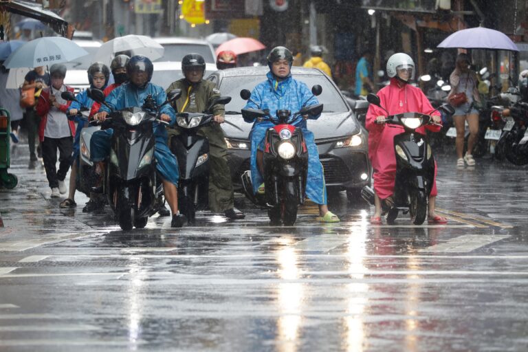 Taiwan shuts schools and grounds flights as Typhoon Champi brushes by