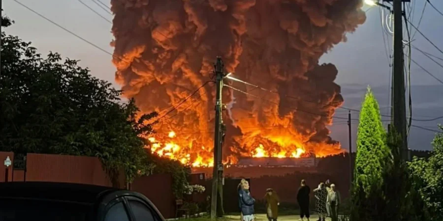 Ukrainian drone strike ignites Russian Wildberries hub in Tula Oblast