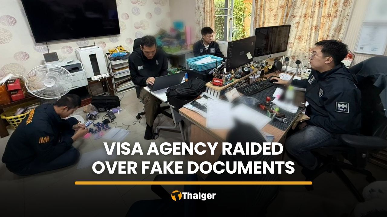 Police raid Bangkok visa agency over fake bank statements