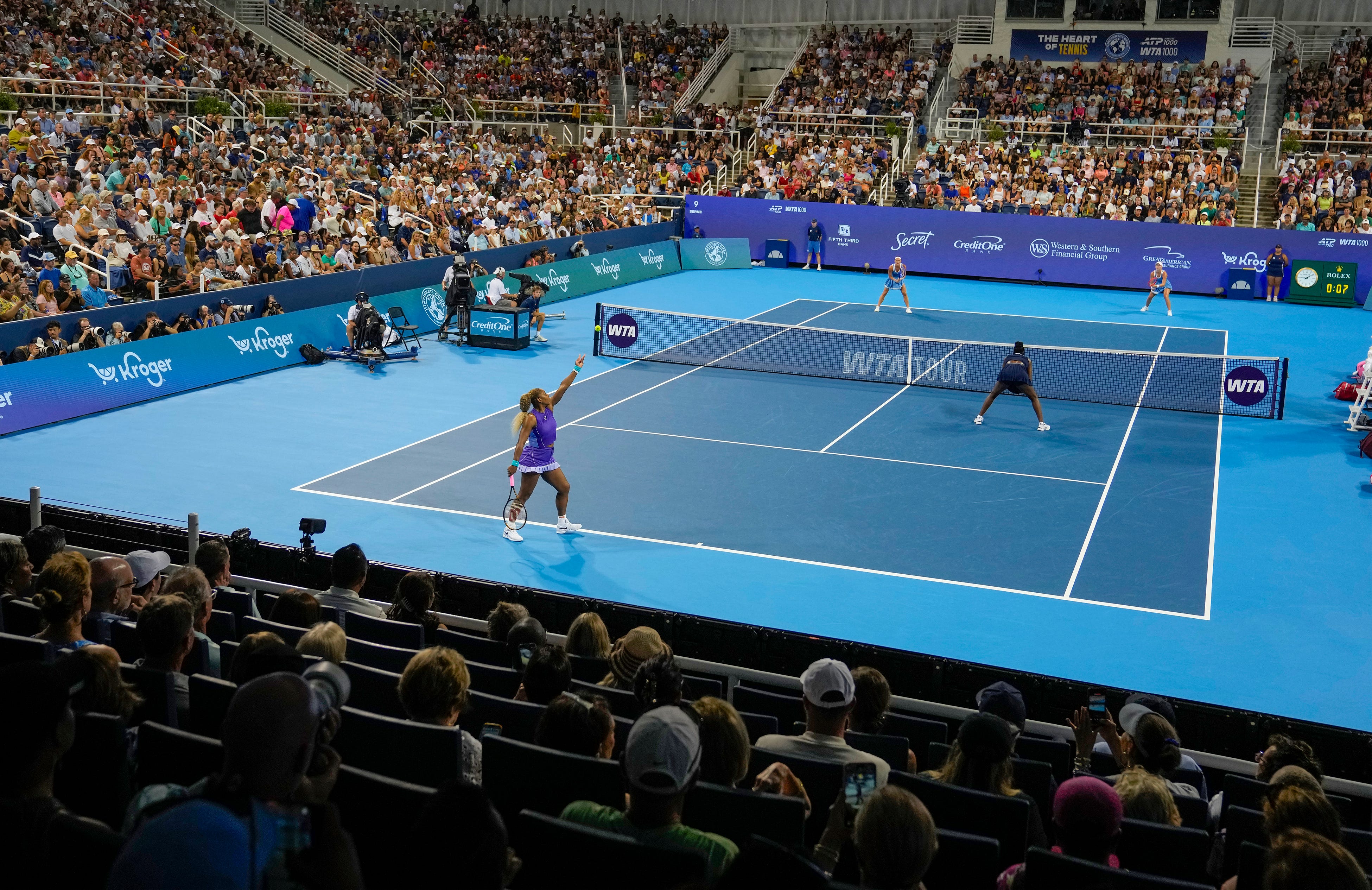Peyton Stearns says lack of crowd support vs Williams sisters 'stung'