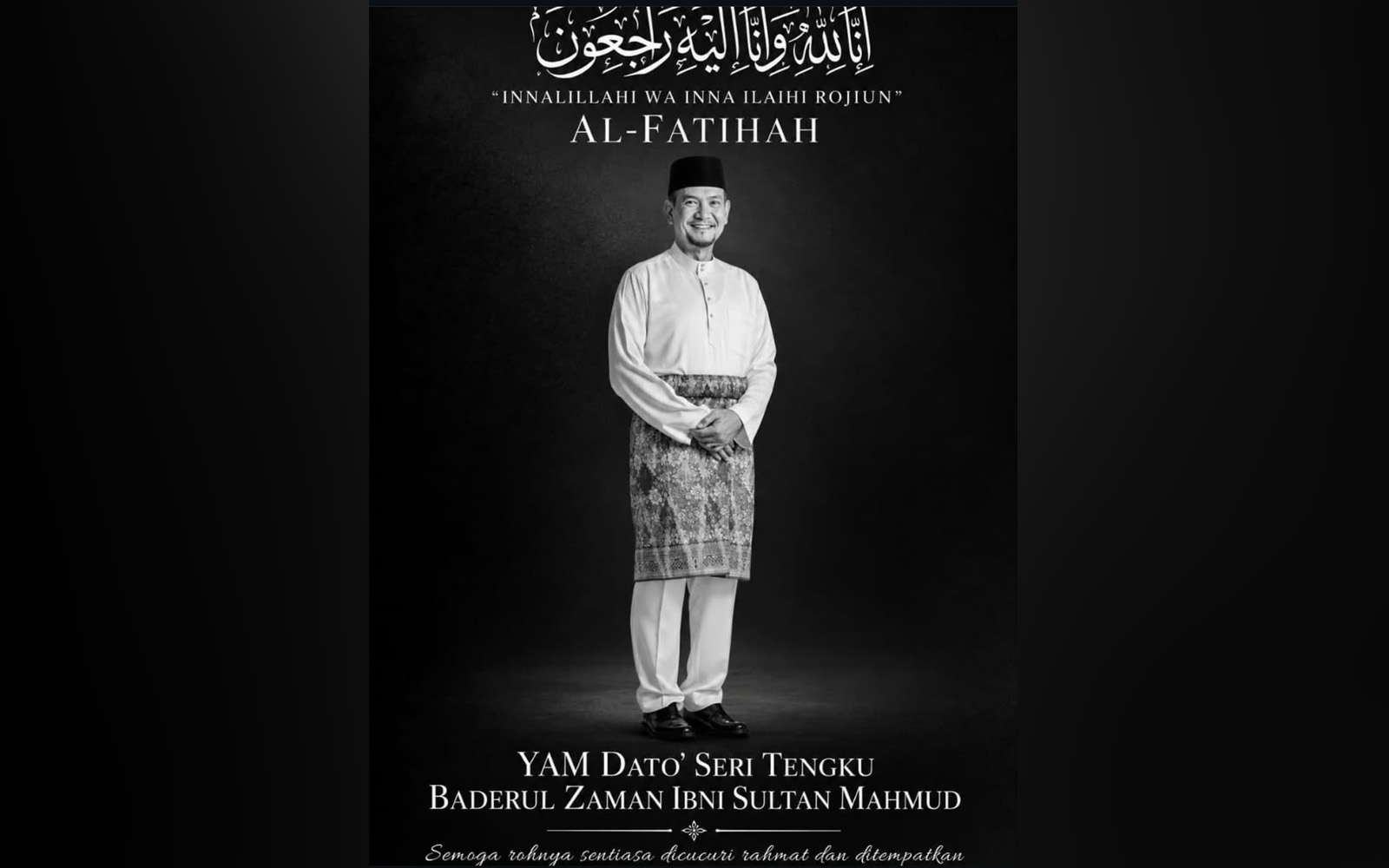 Terengganu sultan’s younger brother dies at 51
