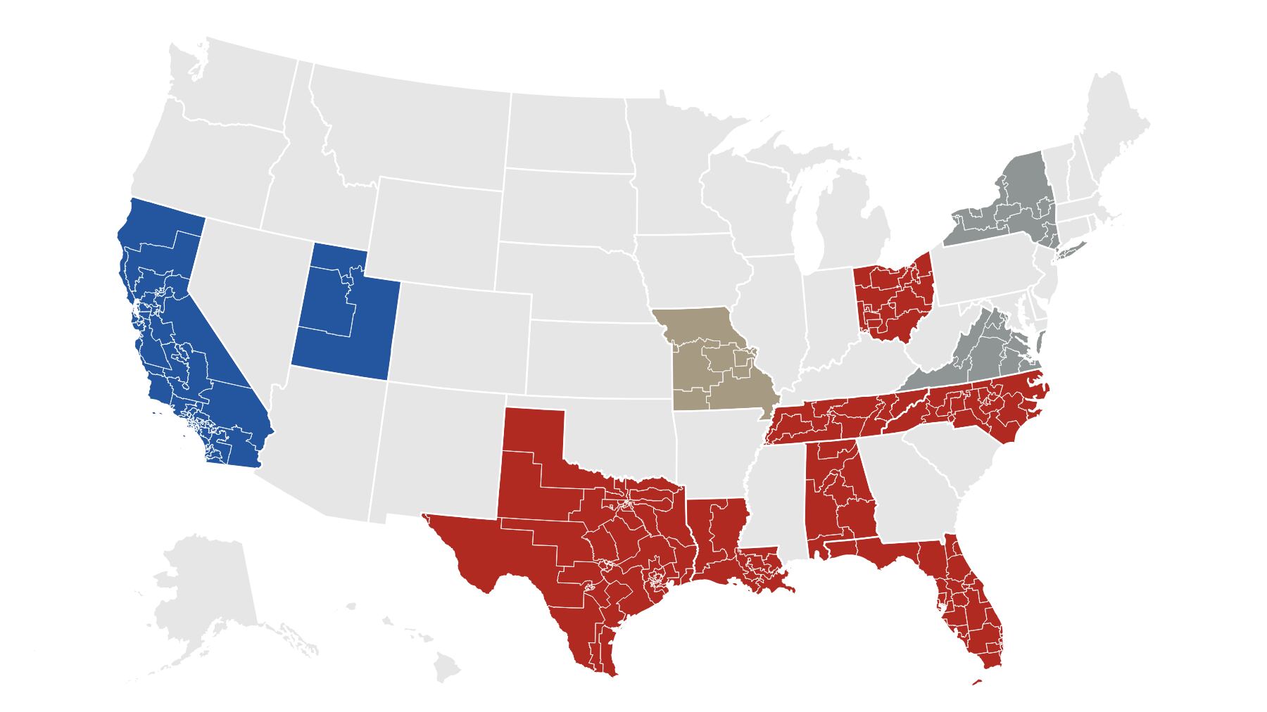 Same voters, different outcomes: How gerrymandering works in the United States