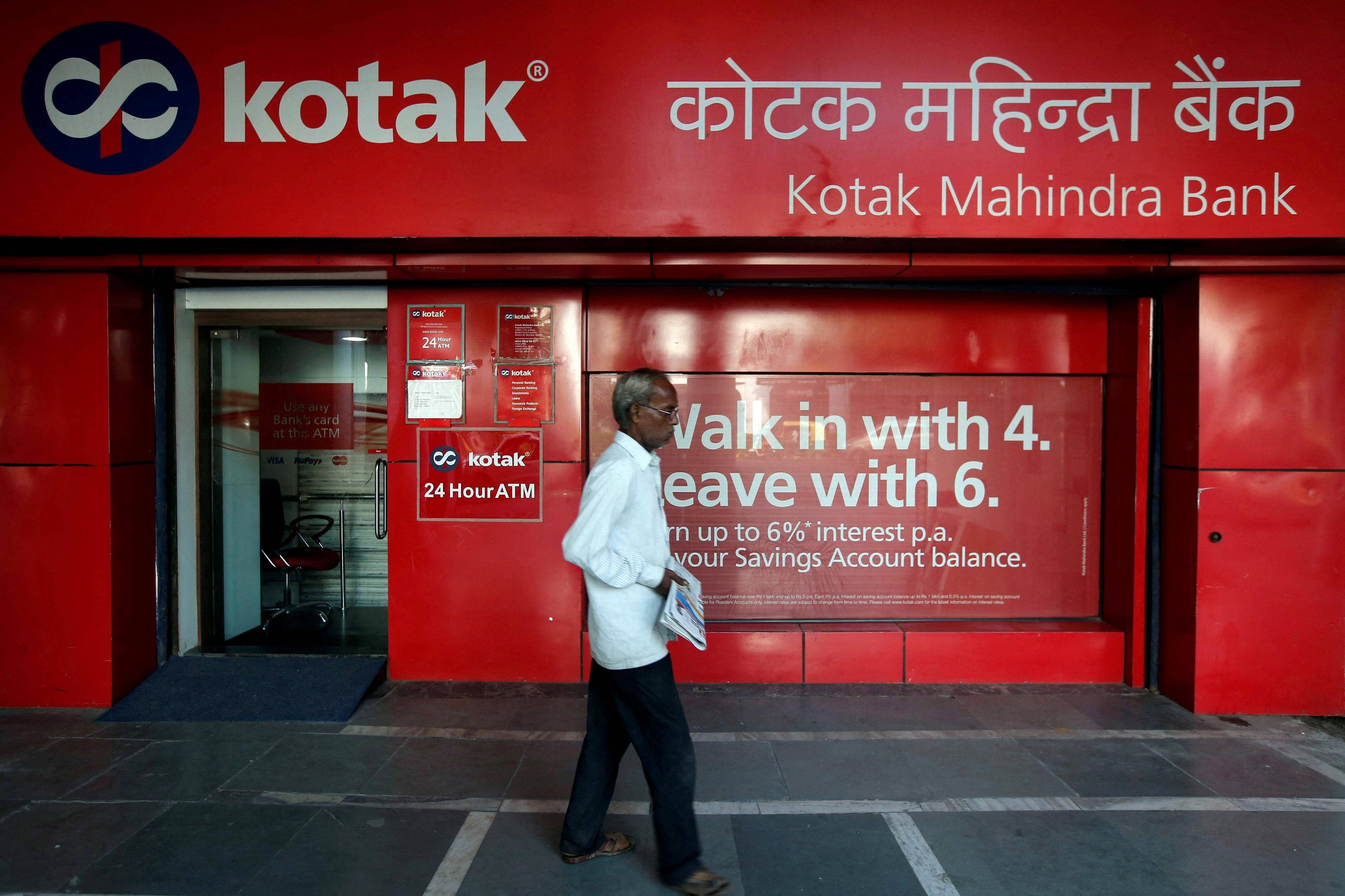 Kotak Mahindra Bank's Q2 consolidated net profit rises 26% to ₹5,645 crore