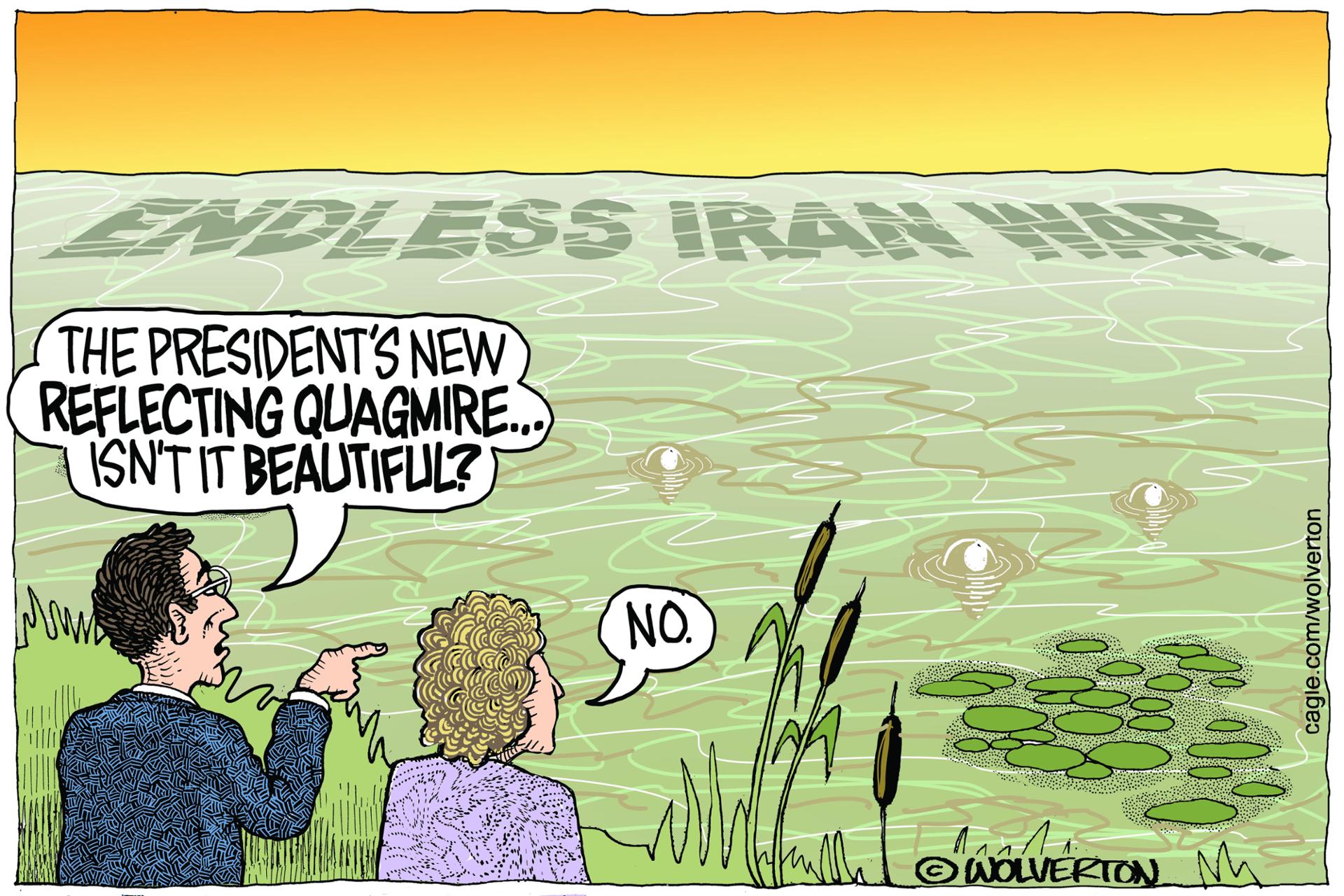 Endless Iran war quagmire reflection