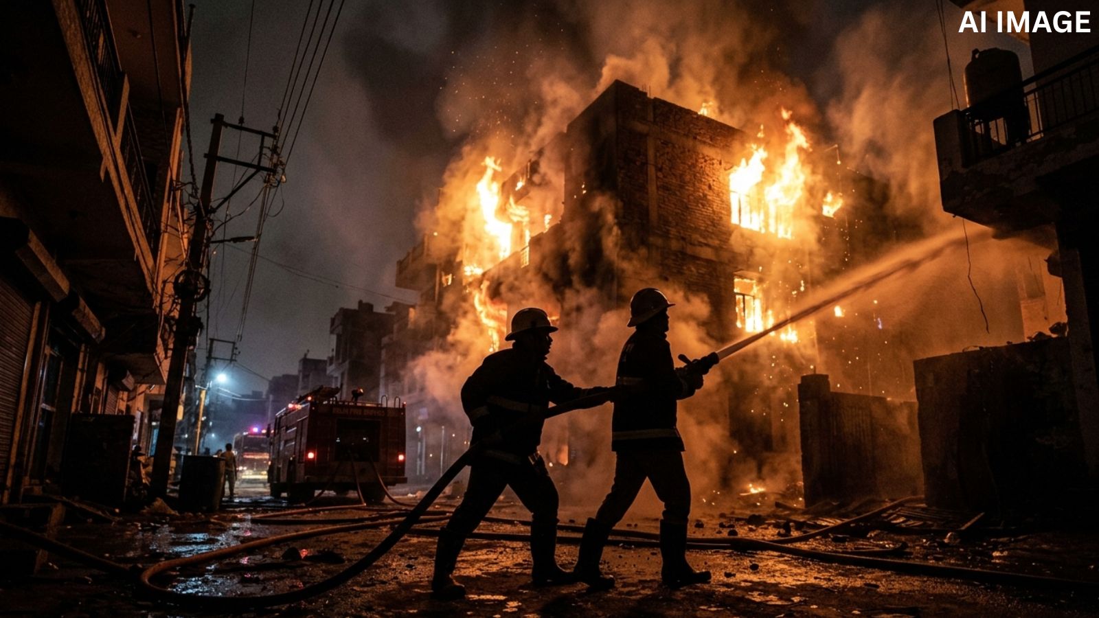 Two including minor killed as fire breaks out at West Delhi building