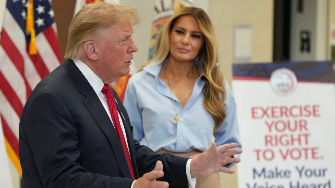 Trump votes in Florida midterms, defends controversial ad, doubles down on Iran