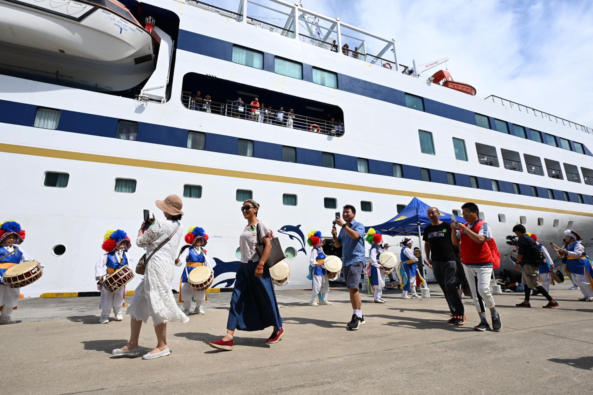 Foreign cruise ship visitors to Korea near 1.3 mil. in Jan.-Aug. period