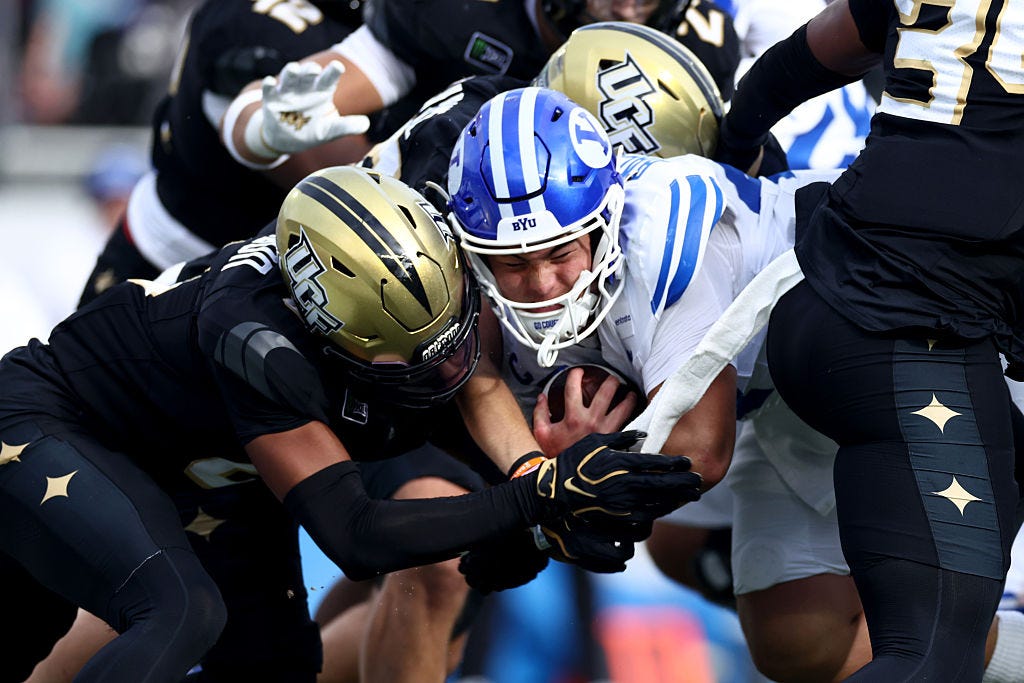 UCF football denies Bear Bachmeier Heisman moment in 2OT upset of No. 2 BYU