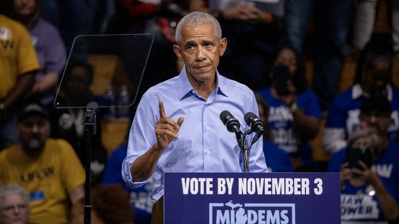 Obama blasts Trump while campaigning for US midterms