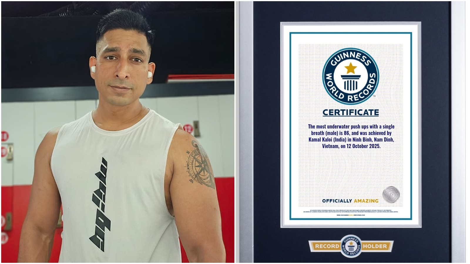 86 push-ups, one breath: How a Haryana yoga teacher set a Guinness World Record