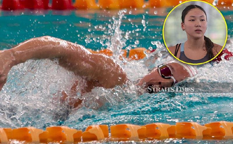 Swimmer Nadia eyes sub-56 after breaking national record
