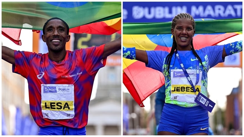 Ethiopian athletes win 45th Dublin Marathon