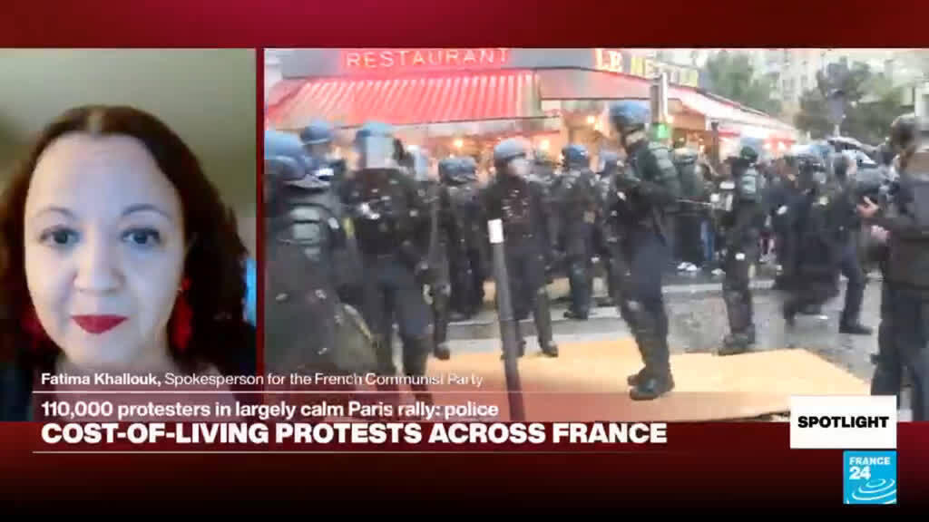 France: 110.000 protesters in Paris