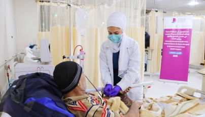 QFFD, QRCS, UNHCR and JNRCS collaborate to support health services provided for Syrian refugees in Jordan