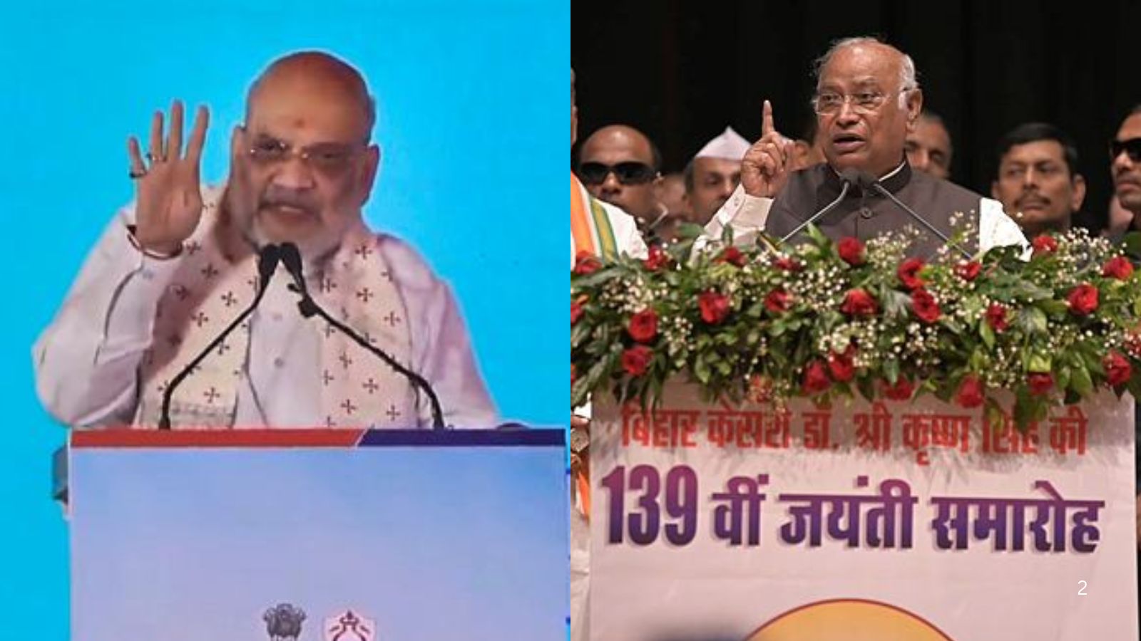 ‘Crossing limits of indecency’: Amit Shah slams Mallikarjun Kharge over Modi remark