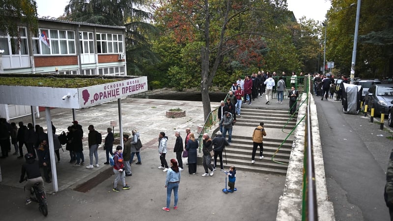 Serbia votes as students seek to end Vucic's long grip