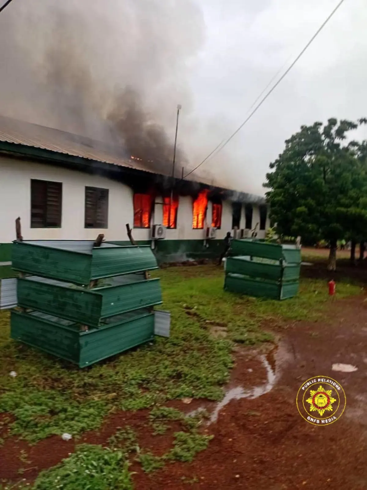 Fire guts portions of Gushegu Nursing and Midwifery Training College including ICT laboratory