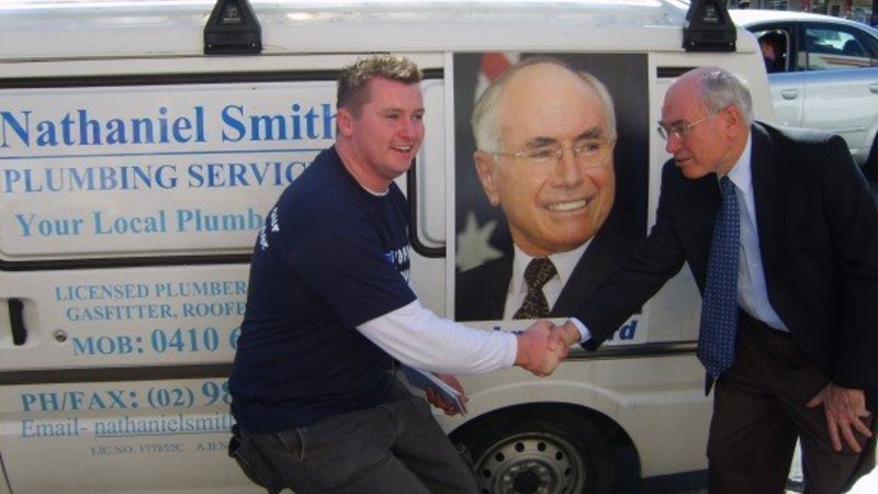 He had Howard’s photo on his van. Now the ex-Liberal MP wants a spot on One Nation’s NSW ticket