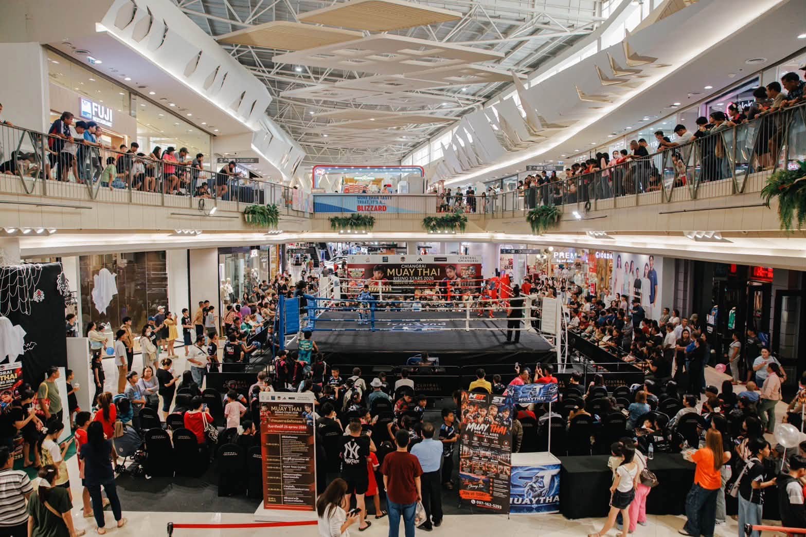 Central Chiang Rai Hosts Youth Muay Thai Event