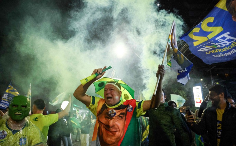 Brazil braces for result of knife-edge election after voting chaos
