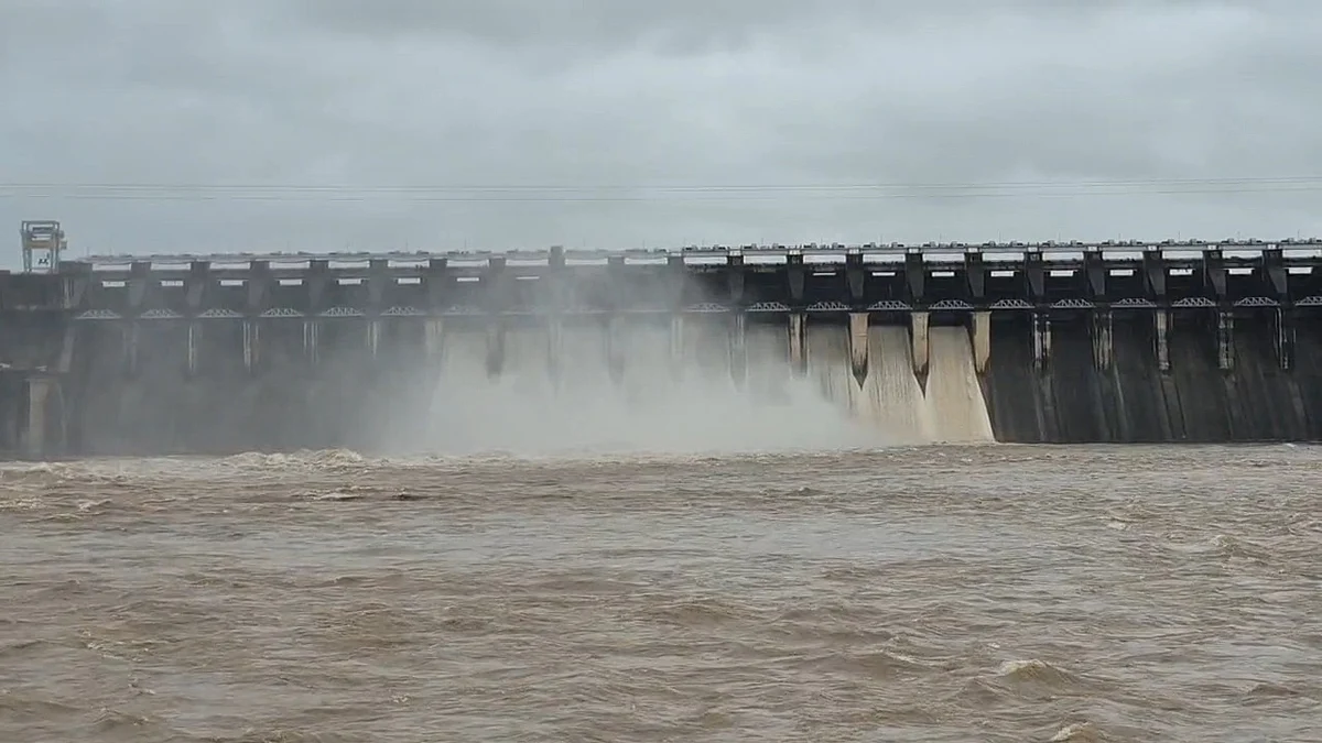 9 Gates Of Bargi Dam Open Amid Heavy Rainfall In Jabalpur & Catchment Areas; Safety Alert Issued For Narmada Ghats As Water Level To Rise By 4 Feet