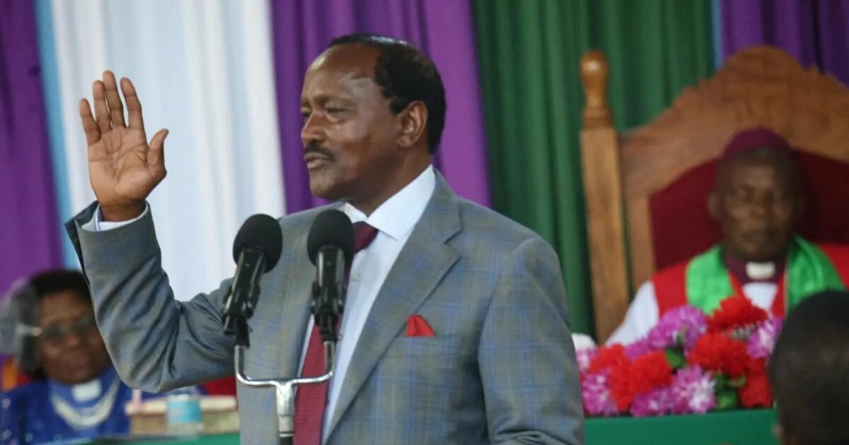 Kalonzo claims people are being paid to divide opposition, defends Gachagua visit