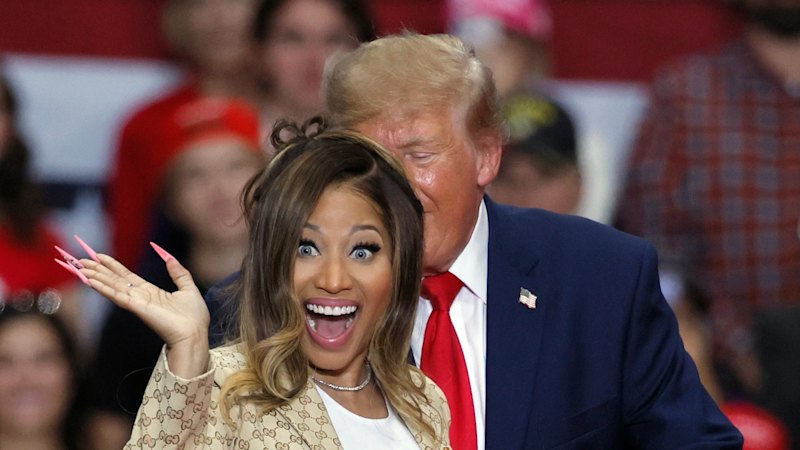 Trump’s election rallies are getting weirder and looser – and more racist