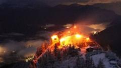 Fire engulfs Hitler's mountaintop Eagle's Nest retreat
