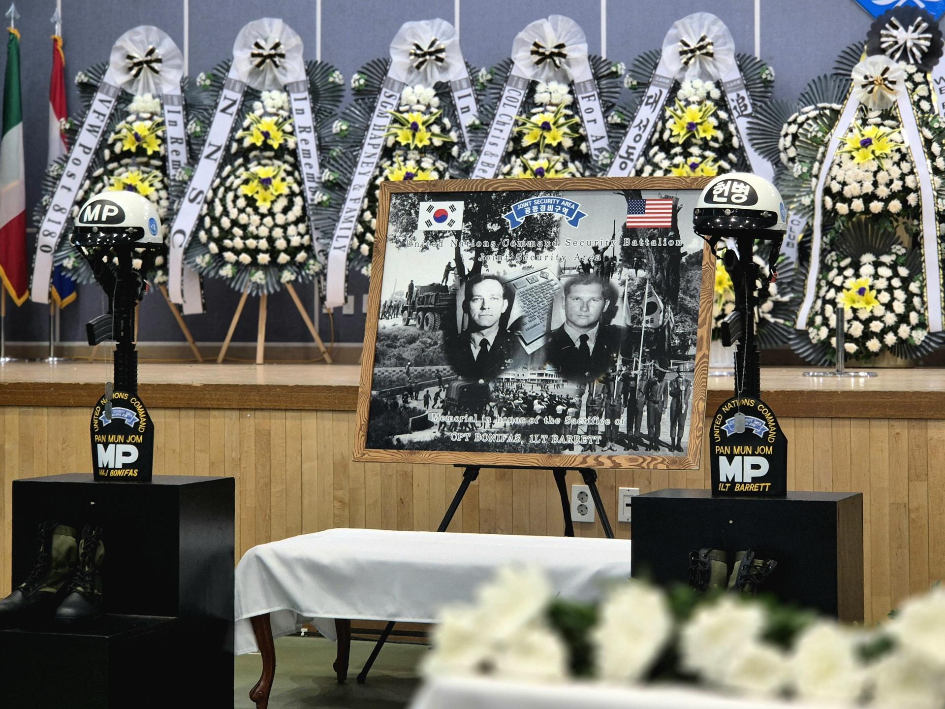 [PHOTO] 50th anniv. of Panmunjeom Axe Murder Incident